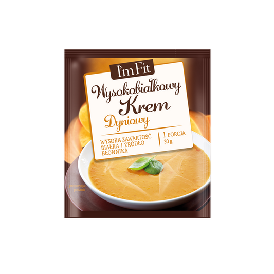 Wysokobiałkowy krem dyniowy- idealny na drugą połowę dnia