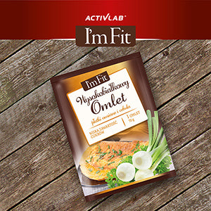 Wysokobiałkowy omlet z linii I'm Fit z mozzarellą i serem pleśniowym