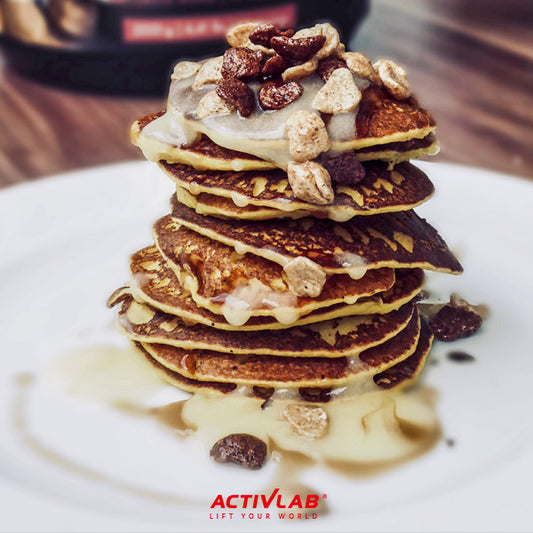 Brzoskwiniowe placki białkowe