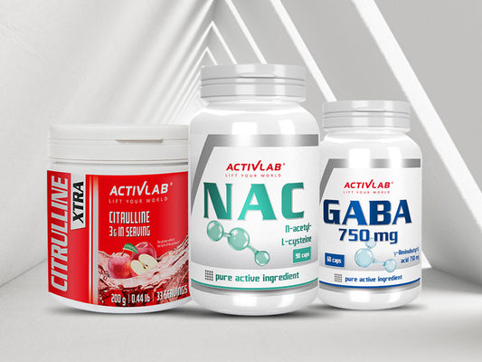 Citrulline Xtra, NAC and GABA – get to know our new products!