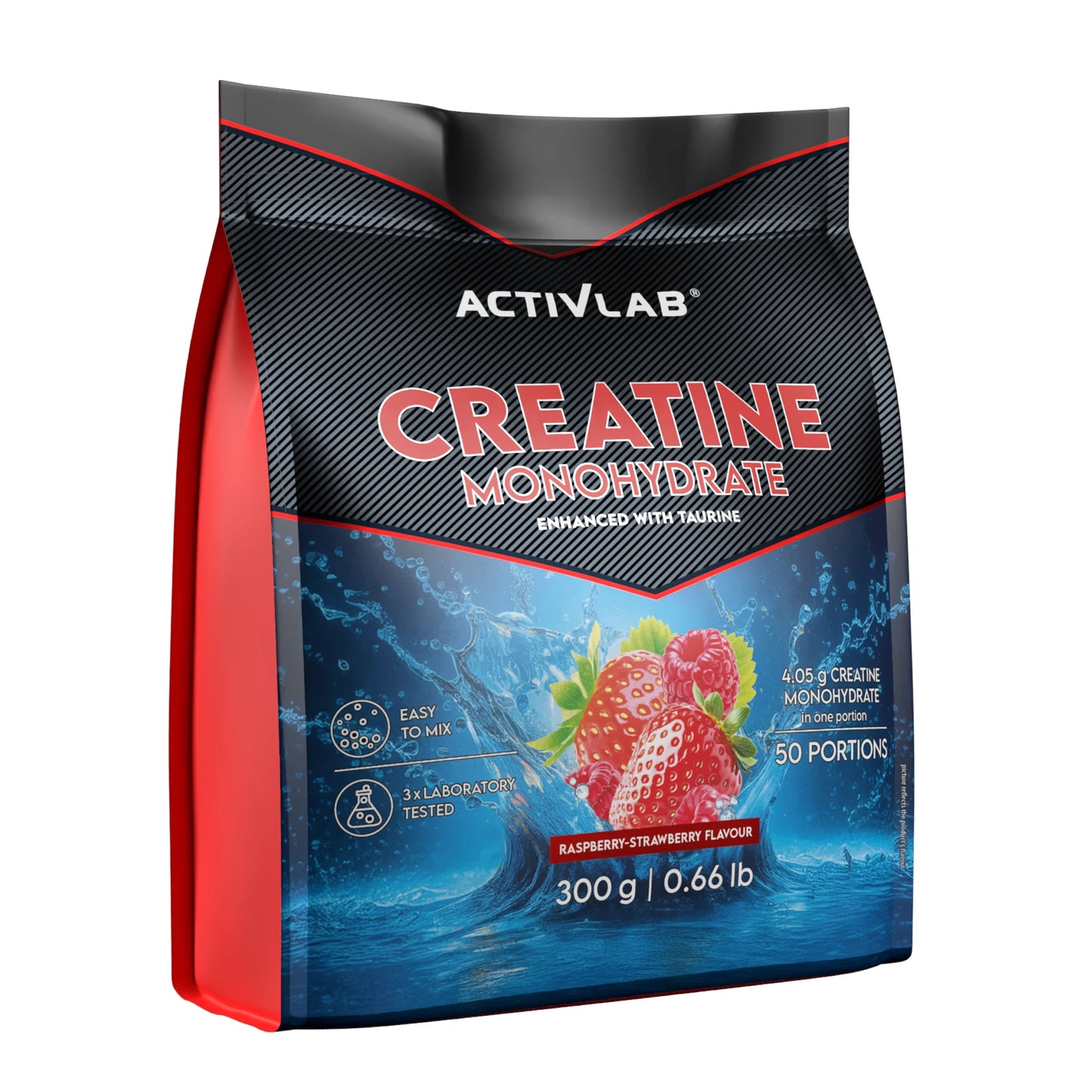 5903163611463 Creatine monohydrate 300 g raspberry-strawberry Camera.webp.webp